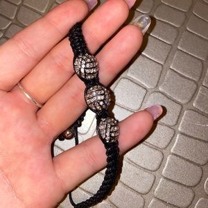 Rhinestone Volleyball bracelet